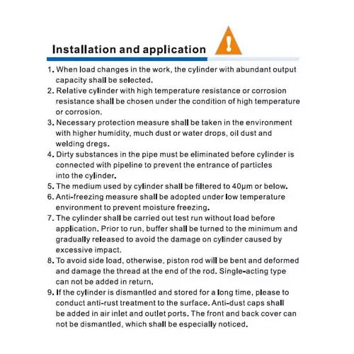 Airtac MAR Series Mini Free Mount Cylinder Double Acting with Cushion 40 mm Bore Dai. 50 mm Stroke Length
