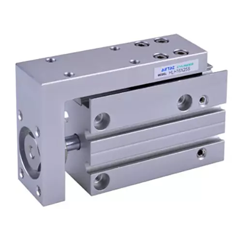 Airtac HLH Series Precision Slide Cylinder Double Acting 20 mm Bore Dia. 10 mm Stroke Dia.