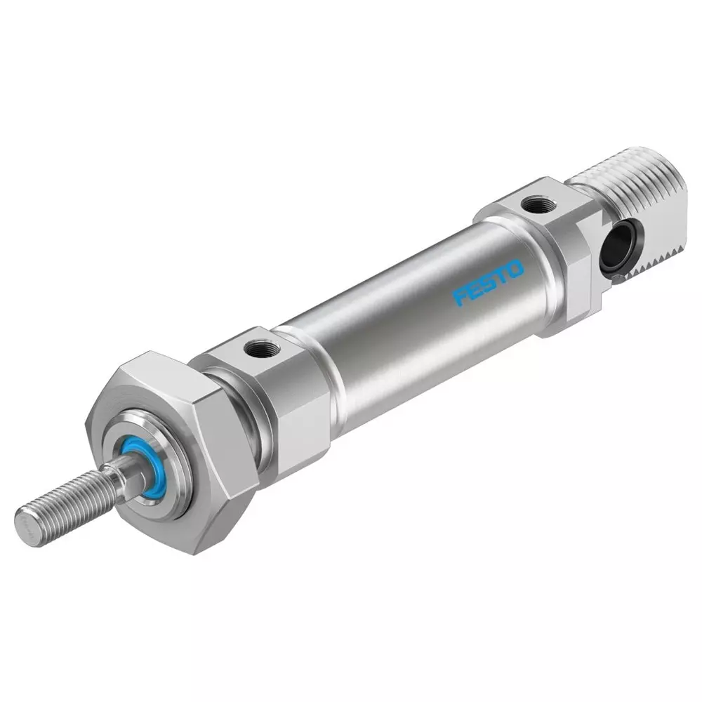 FESTO ISO Cylinder Piston Rod Barrel Design 0.1 Mpa - 1 Mpa Operating Pressure, 19198