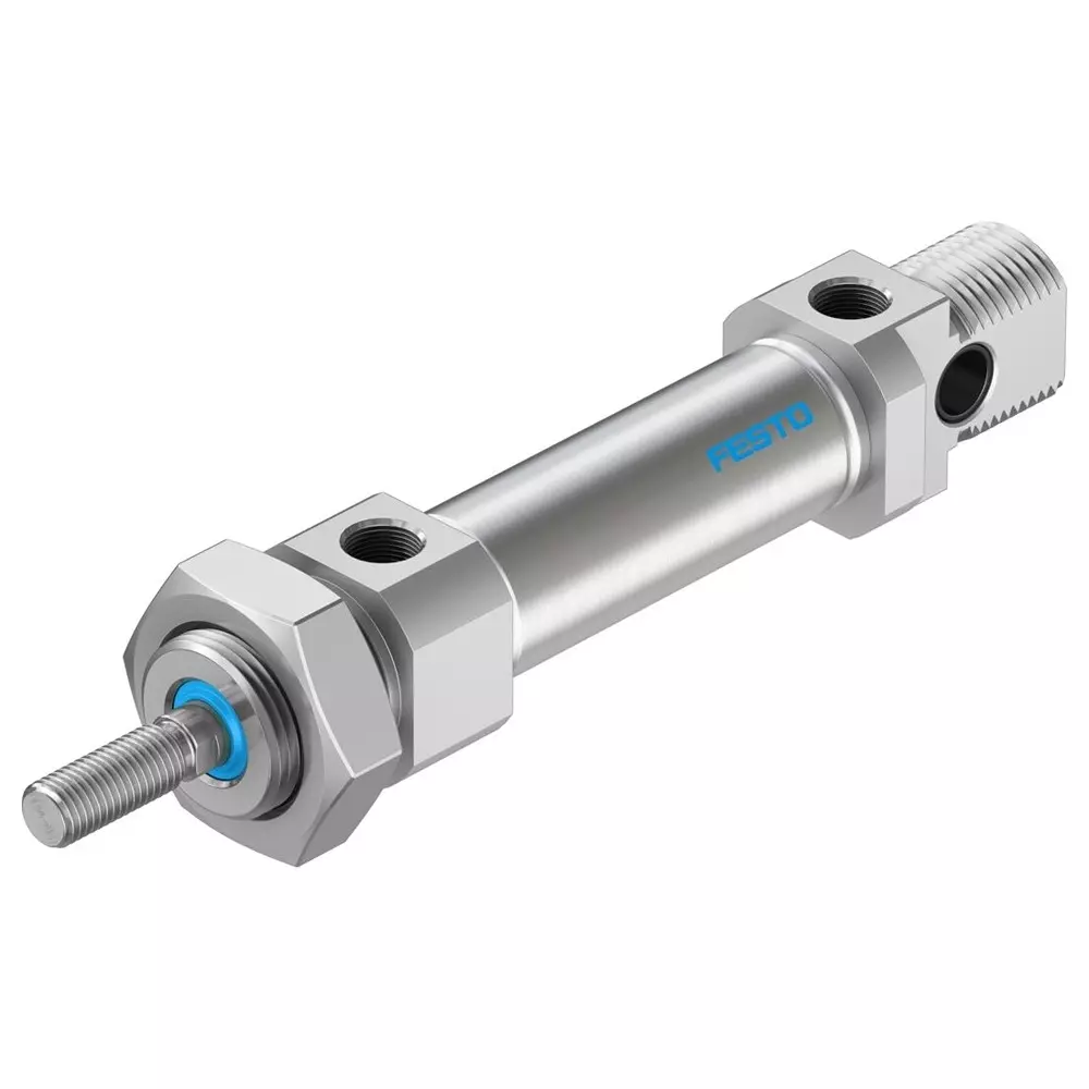 FESTO ISO Cylinder Piston Rod Barrel Design 0.1 Mpa - 1 Mpa Operating Pressure, 19208