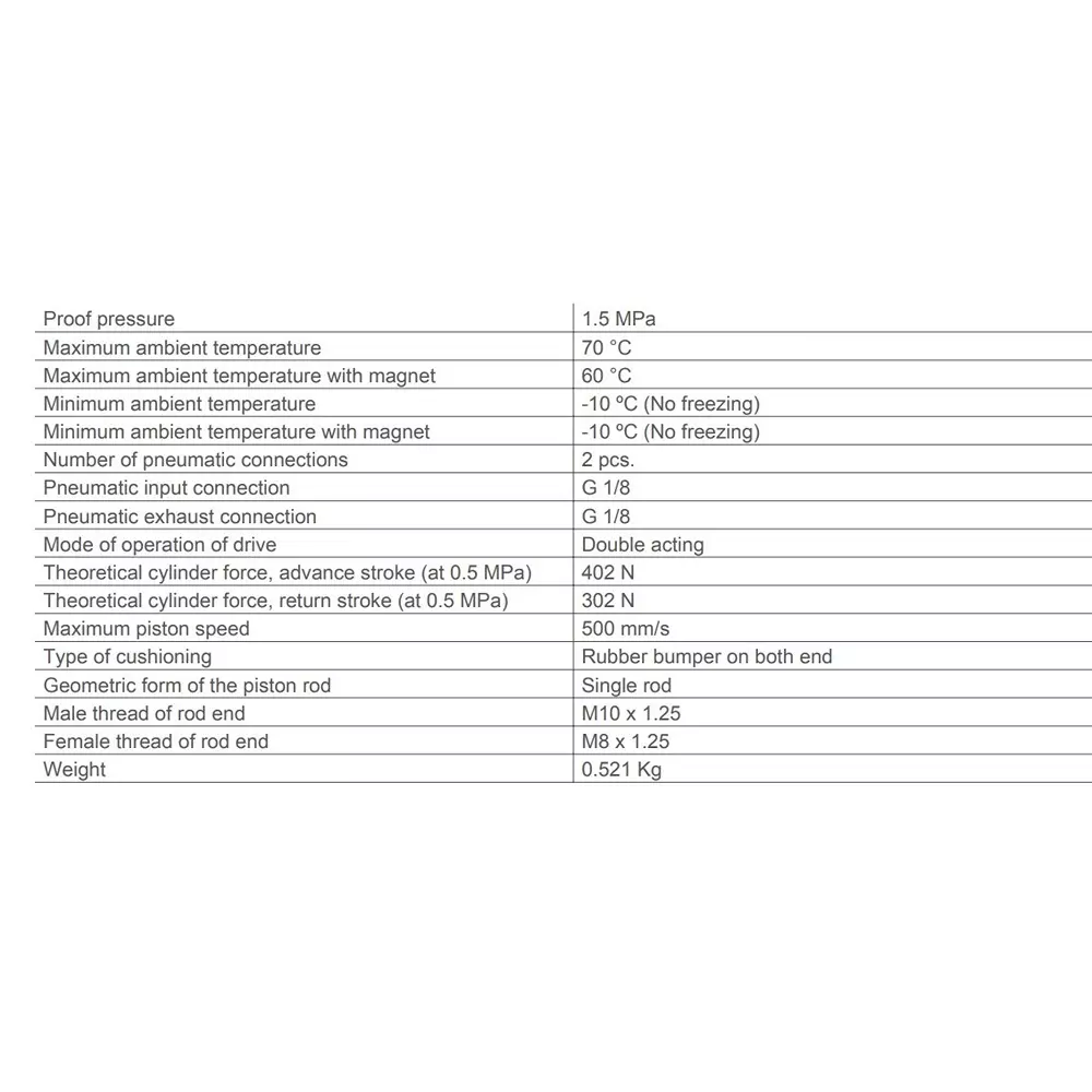 SMC 32 mm Bore Size 60 mm Stroke Auto Switching Compact ISO Cylinder, CD55B32-60M