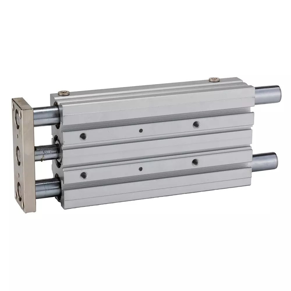 RS PRO Pneumatic Guided Cylinder 160 mm Stroke 10 bar Double Action G 1/8 Connection, 180347