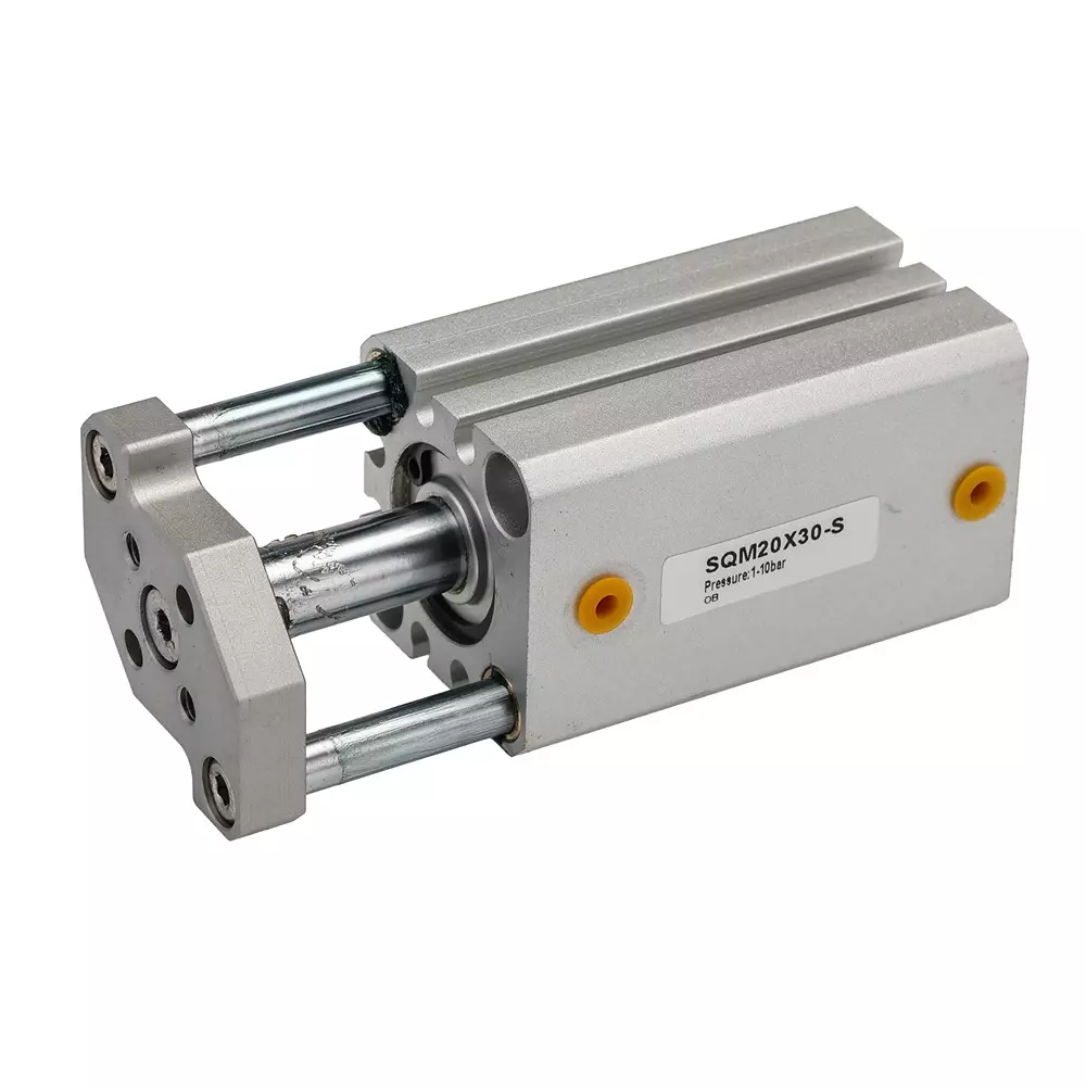RS PRO Pneumatic Guided Cylinder 30 mm Stroke 10 bar Double Action M5 Connection, 180280