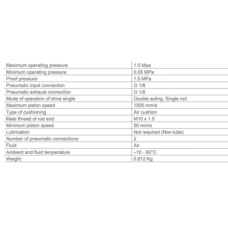SMC 32 mm Bore 160 mm Stroke Auto Switching Round ISO Cylinder, CD75E32-160-B