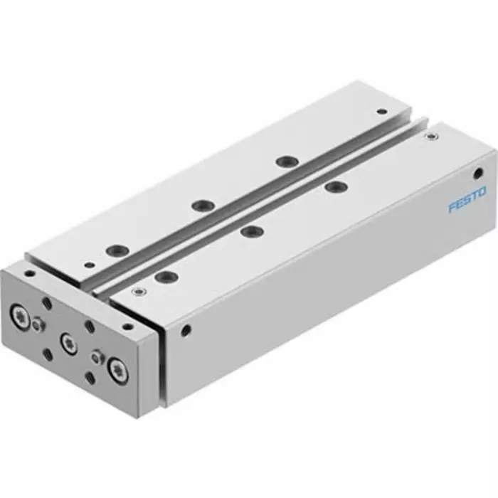 Festo Pneumatic Guided Cylinder DFM 100 mm Stroke, 16 mm, DFM-16-100-B-PPV-A-GF