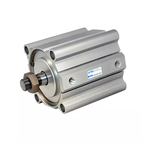 Airtac ACQS Series (Big Bore Size Type) Pneumatic Compact Cylinder Double Acting 125 mm Bore Dia. 10 mm Stroke Length