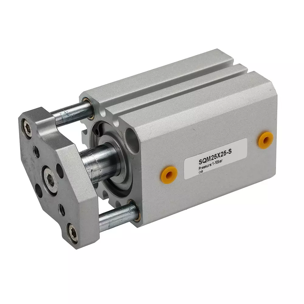 RS PRO Pneumatic Guided Cylinder 25 mm Stroke 10 bar Double Action M5 Connection, 180281