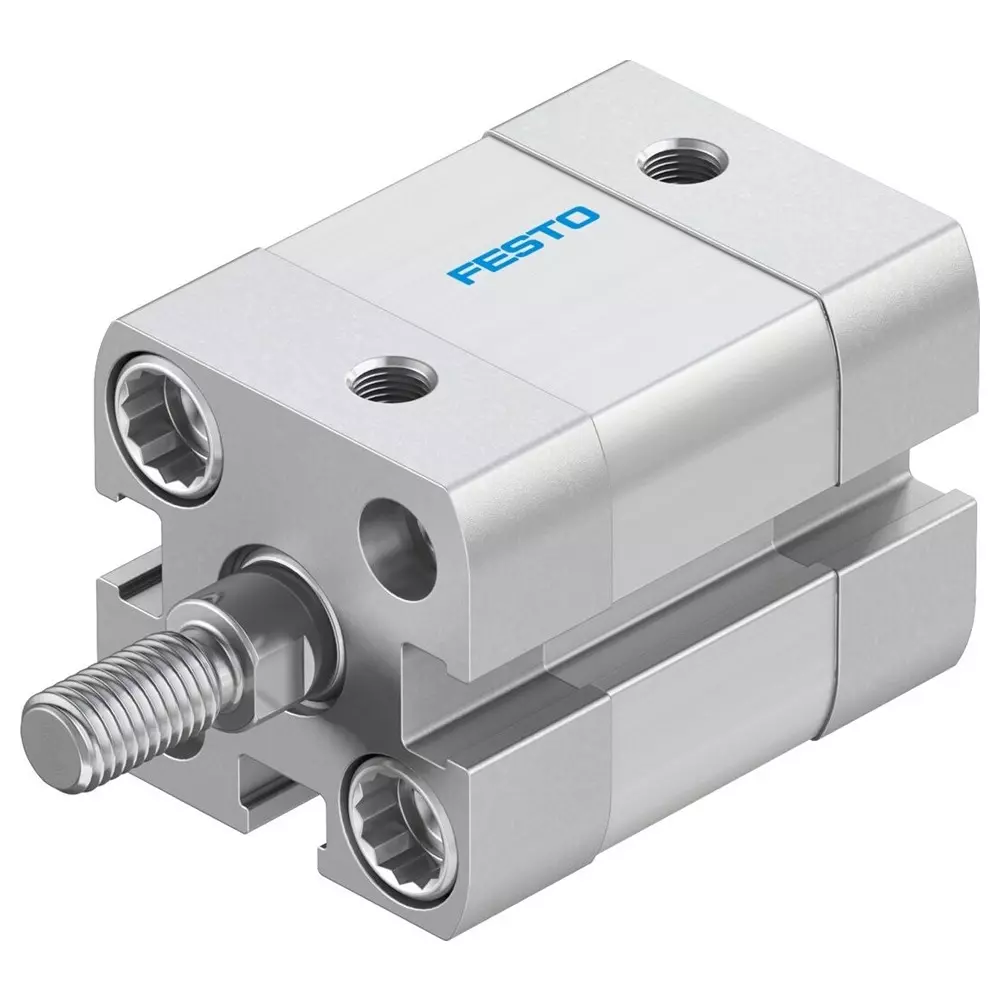FESTO Compact Cylinder 0.1 Mpa - 1 Mpa Operating Pressure M5 Pneumatic Connection 20 g Moving Mass, 536219