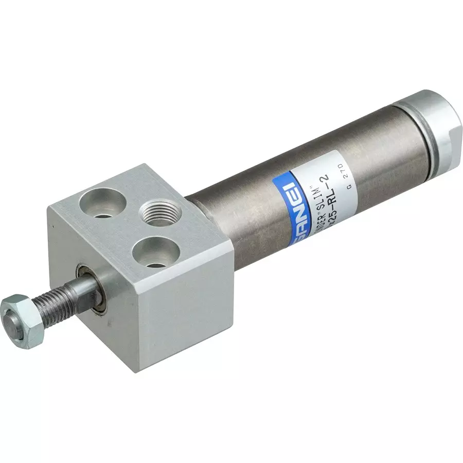 KOGANEI 75 mm Stroke Slim Cylinder Block Double Acting 20 mm Diameter, DABK20X75-RL-2