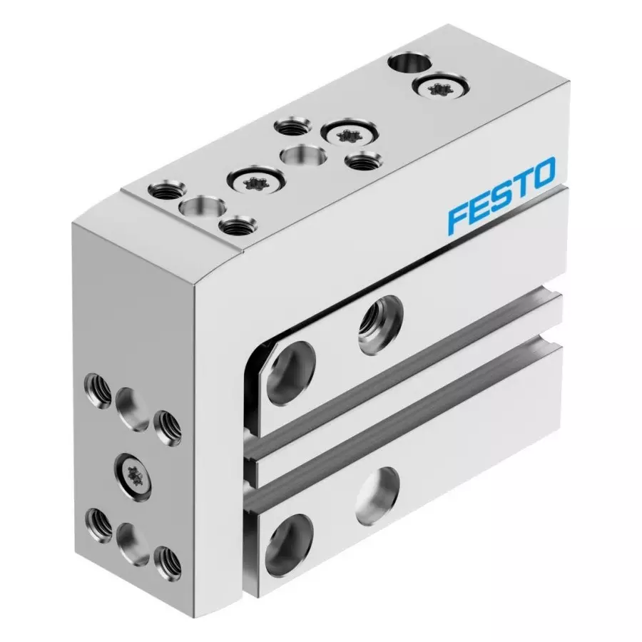 Festo Pneumatic Guided Cylinder DGSS 15 mm Stroke, 10 mm, DGSS-10-15-E1A