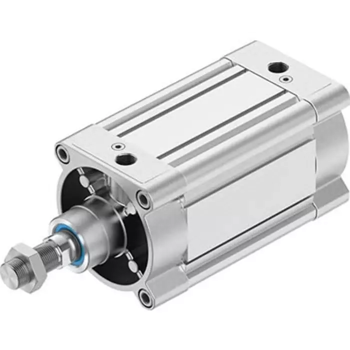 Festo Pneumatic Piston Rod Cylinder DSBC 100 mm Stroke, 125 mm, DSBC-125-100-D3-PPVA-N3