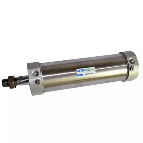 Airtac MGC Series Stainless Steel Pneumatic Mini Cylinder Double Acting With Cushion 20 mm Bore Dia. 50 mm Stroke Length