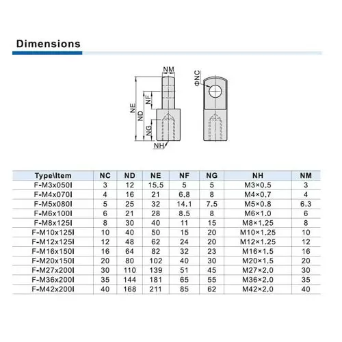Airtac Stainless Steel I Knuckle Joint For Cylinder, F- M27X200-I