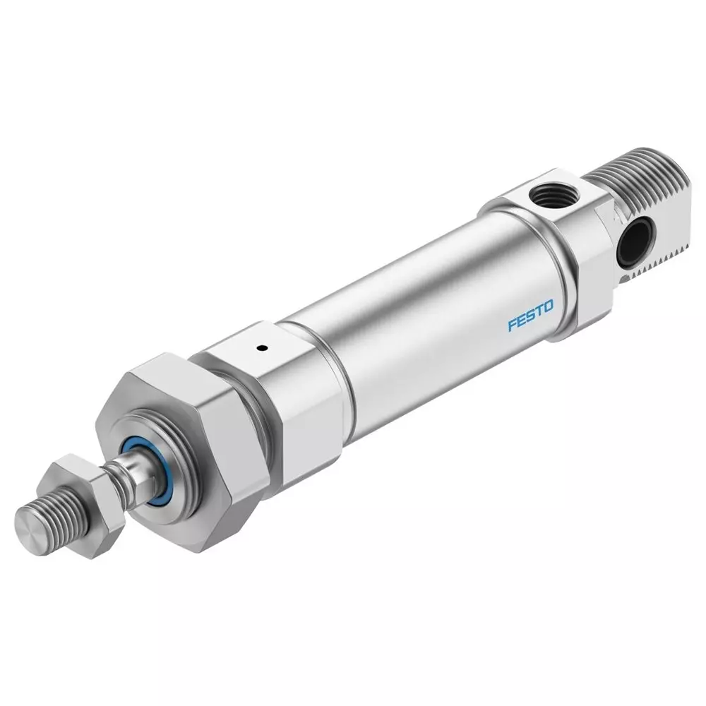 FESTO ISO Cylinder Piston Rod Barrel Design 0.12 Mpa - 1 Mpa Operating Pressure, 19270