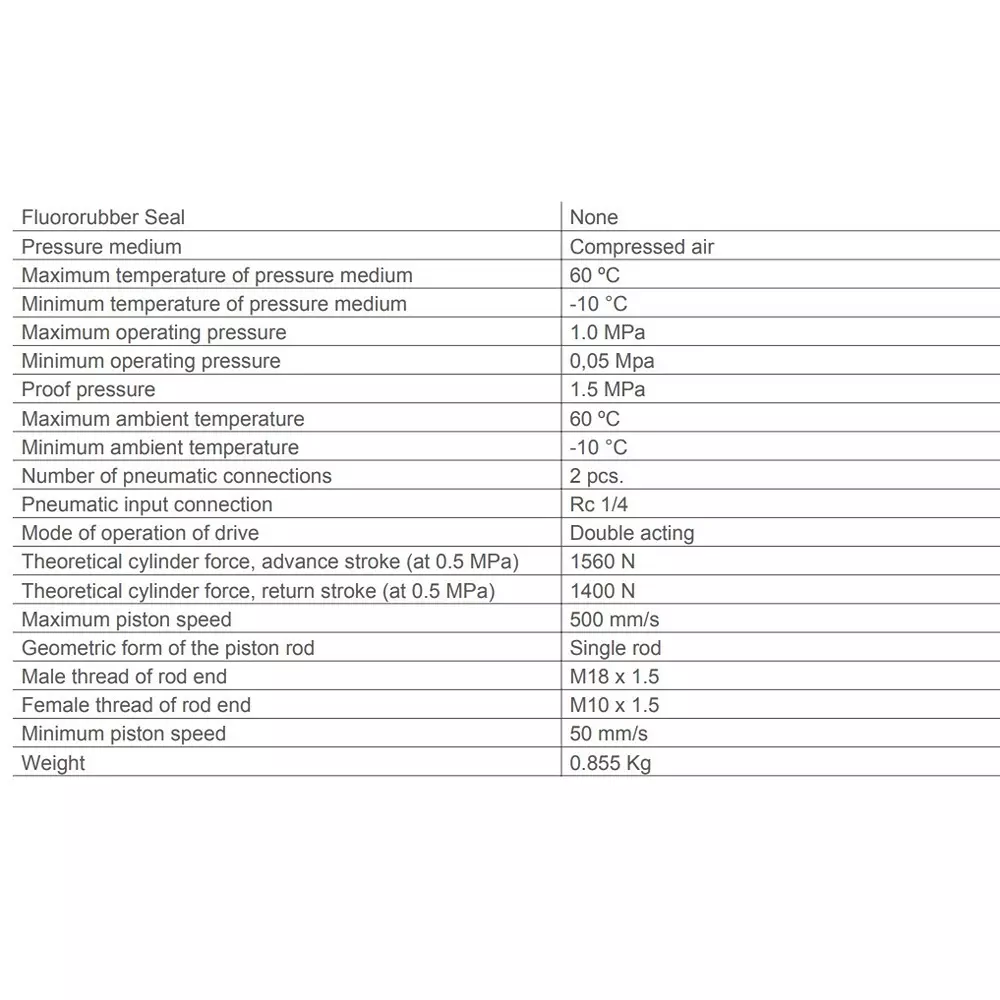 SMC Rc/M 63 mm Bore Size 40 mm Stroke Compact Cylinder, CDQ2B63-40DZ
