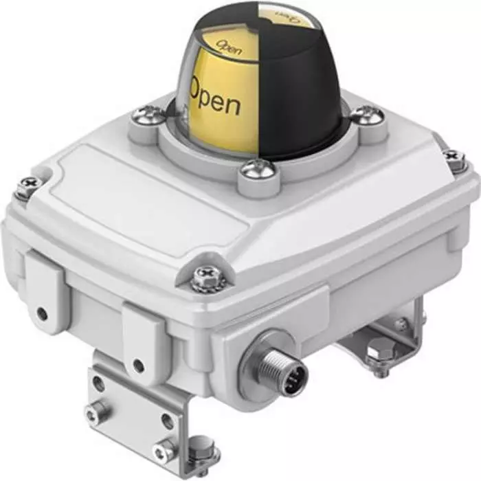 Festo Switch Pneumatic Switch, SRBC Series, 0 - 30 V DC, SRBC-CA4-YR90-MW-1-1W-M12