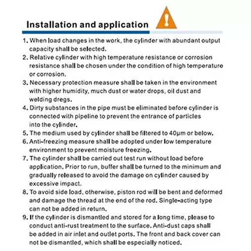 Airtac MAC Series Double Acting Mini Cylinder With Cushion 20 mm Bore Dia. 350 mm Stroke Length