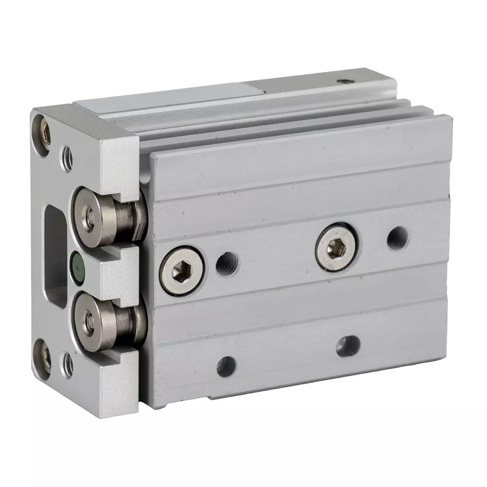 RS PRO Pneumatic Guided Cylinder 10 mm Stroke 7 bar Double Action M5 Connection, 180304