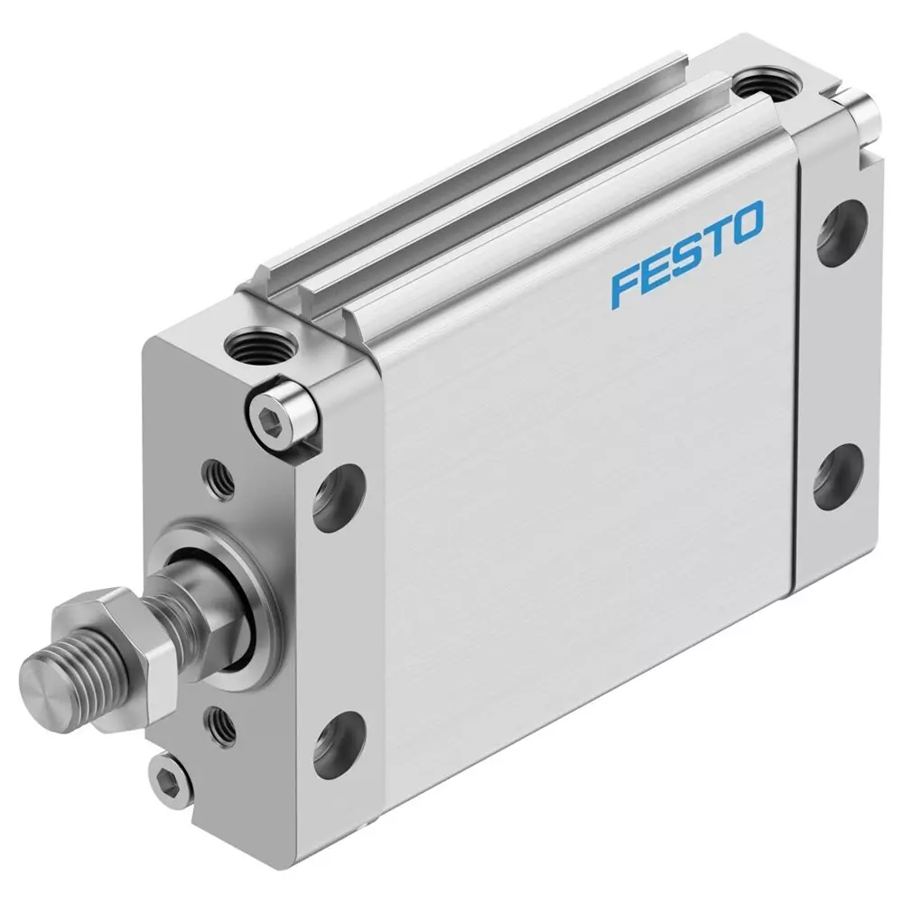 FESTO Flat Cylinder Piston Rod 0.1 Mpa - 1 Mpa Operating Pressure, 161280