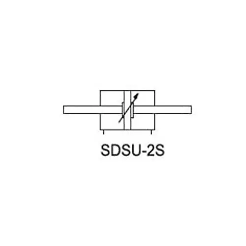 Spac 32 x 350 mm SDSU-2S Double Acting Double Ended Non Magnetic Cylinder