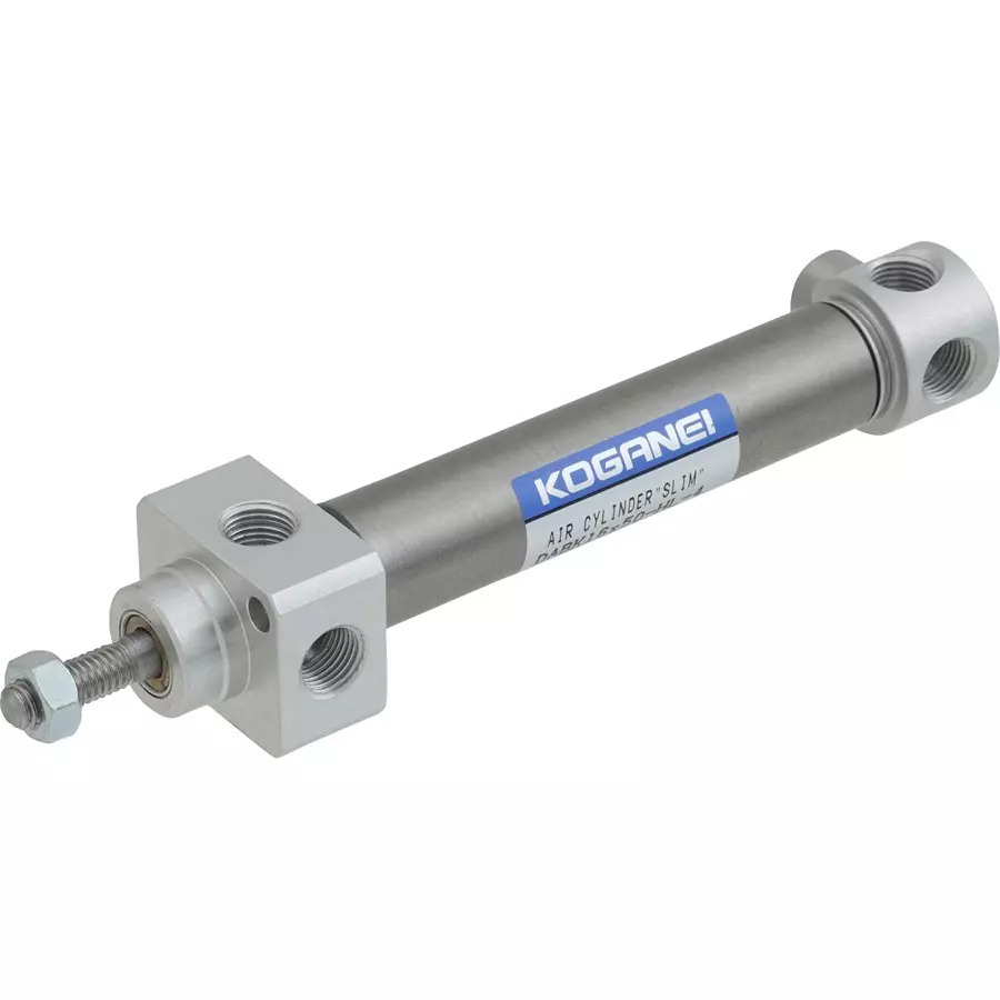 KOGANEI 50 mm Stroke Slim Cylinder Block Double Acting 16 mm Diameter, DABK16X50-HL-4