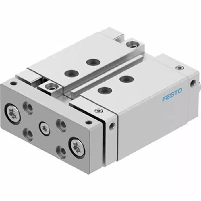 Festo Pneumatic Guided Cylinder DFM 25 mm Stroke, 20 mm, DFM-20-25-B-PPV-A-GF