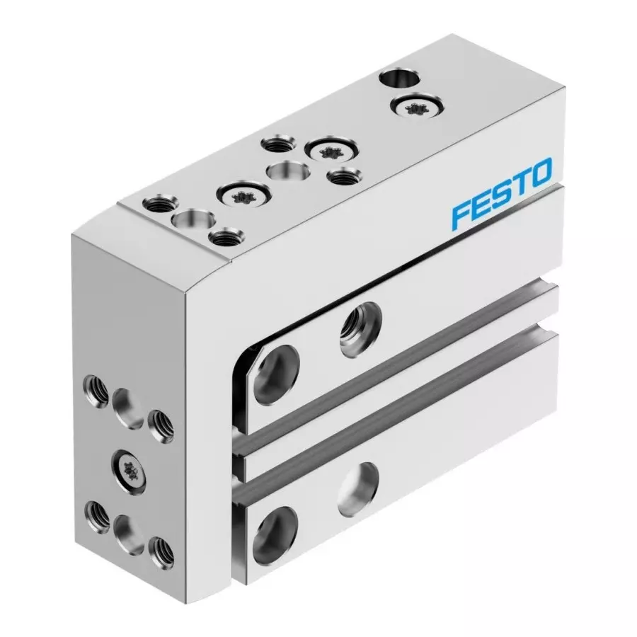Festo Pneumatic Guided Cylinder DGSS-10-20 20 mm Stroke, 10 mm, DGSS-10-20-E1A