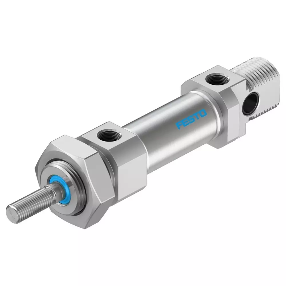 FESTO ISO Cylinder Piston Rod Barrel Design 0.1 Mpa - 1 Mpa Operating Pressure, 19207