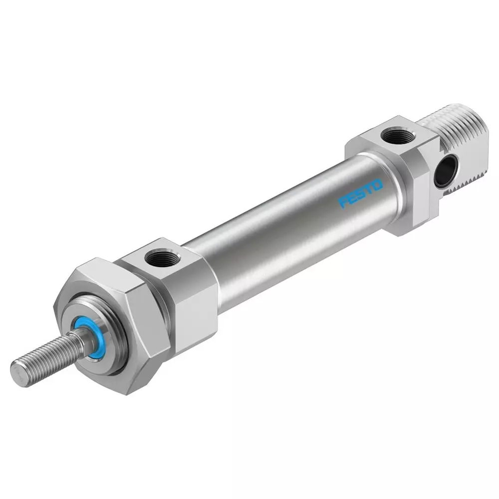 FESTO ISO Cylinder Piston Rod Barrel Design 0.1 Mpa - 1 Mpa Operating Pressure, 19209