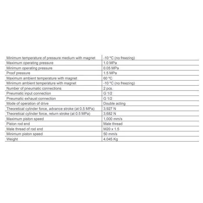 SMC ISO Air Cylinder 100mm Bore 50mm Stroke CP96SDB100-50C
