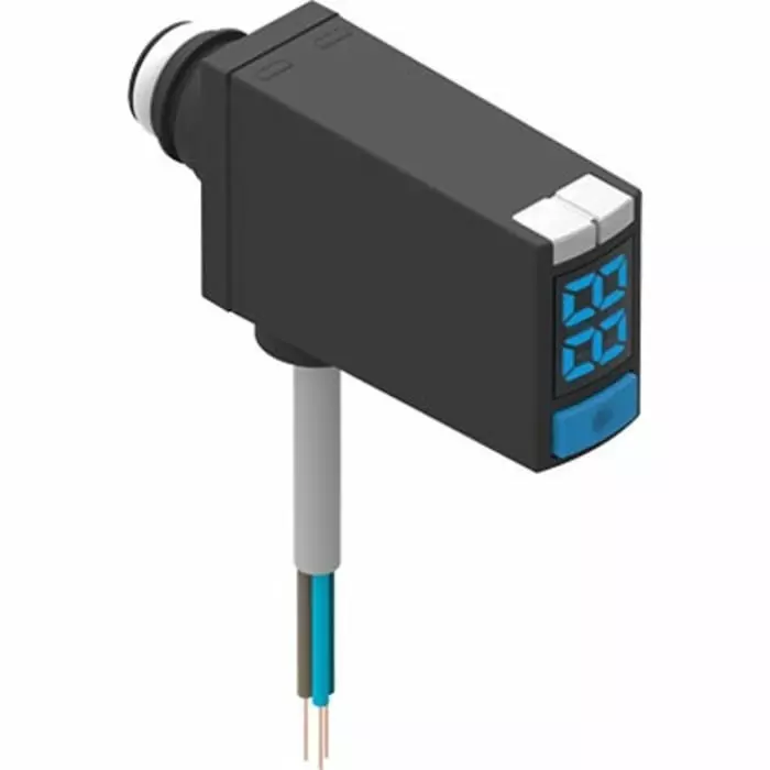 Festo Pressure Sensor 5 bar, 30V, IP40 5 bar, SPAE-V1R-PC10-PNLK-2.5K