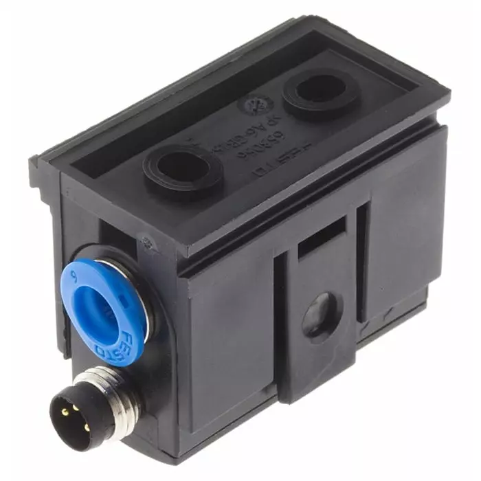 Festo Pressure Sensor, 15 to 30 V DC, IP40 10 bar, SDE5-D10-FP-Q6-P-M8