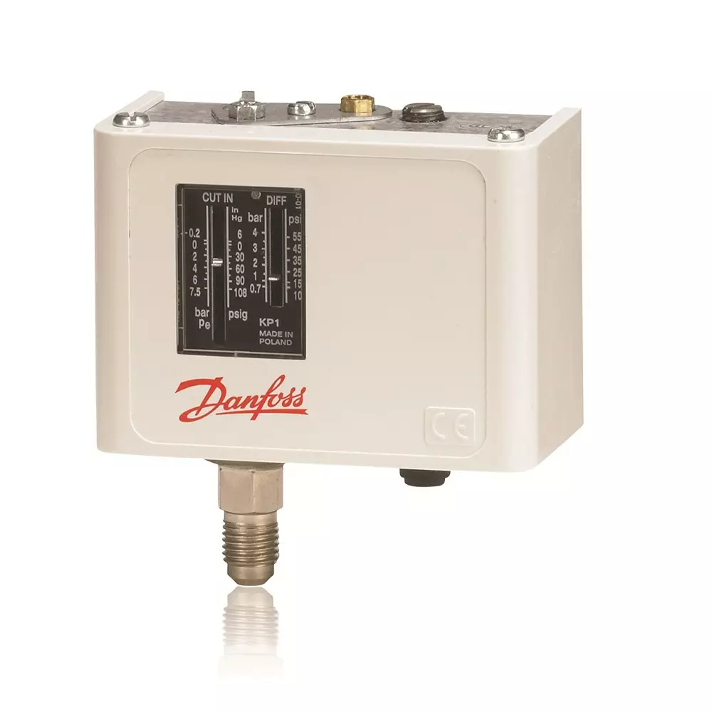 Danfoss Pressure Switch Flare Connection 6.35 mm 17 bar, KP2
