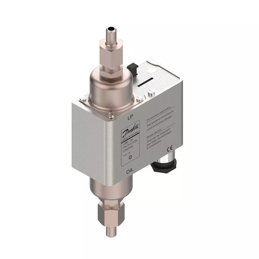 Danfoss G Type Differential Pressure Switch 9.5 mm (3/8 Inch) Size 0.3-4.5 bar Range, MP55A