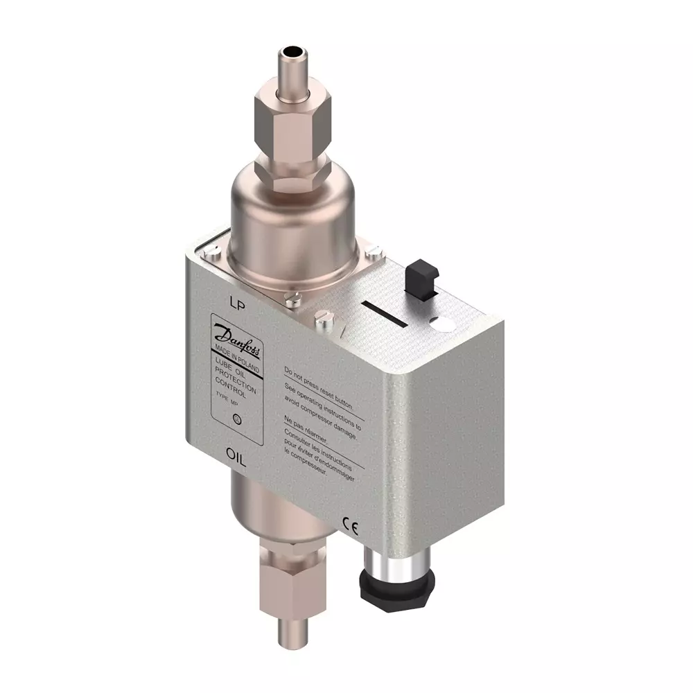 Danfoss G Type Differential Pressure Switch 9.5 mm (3/8 Inch) Size 0.3-4.5 bar Range, MP55A