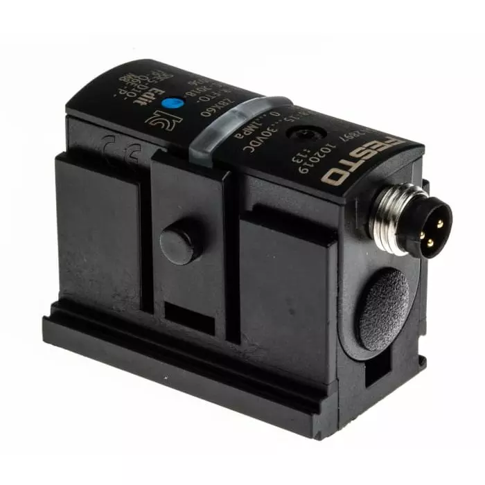 Festo Pressure Sensor, 12 to 24 V DC, IP40 10 bar, SDE5-D10-FP-Q6E-P-M8