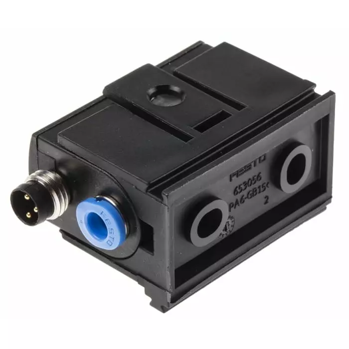 Festo Pressure Sensor, 15 to 30 V DC, IP40 0 bar, SDE5-V1-O-Q4-P-M8