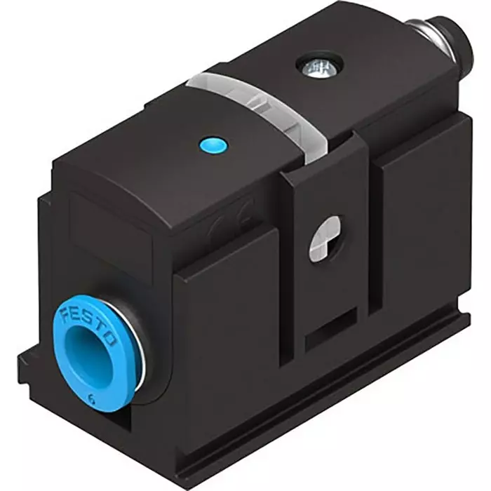 Festo Pressure Sensor, 30 V DC, IP40 10 bar, SDE5-D10-O2-Q6-P-M8