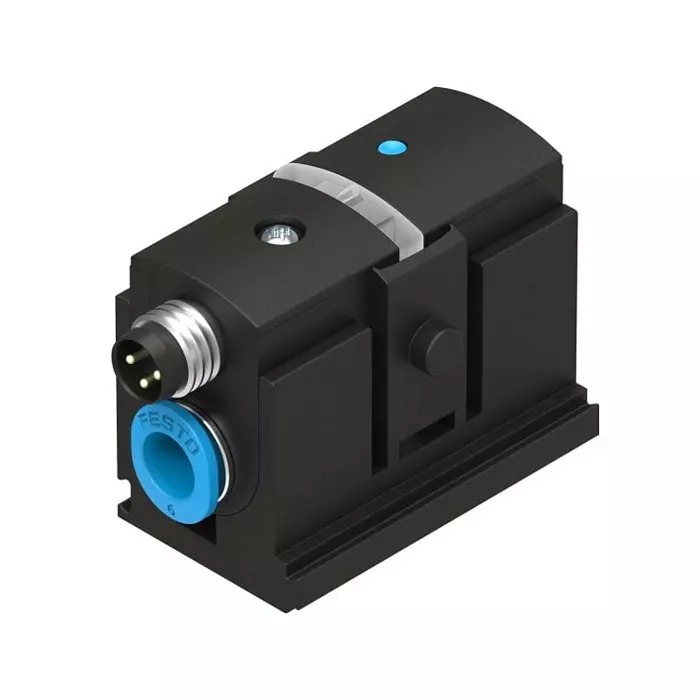 Festo Pressure Sensor, 30 V DC, IP40 10 bar, SDE5-D10-O2-Q6-P-M8