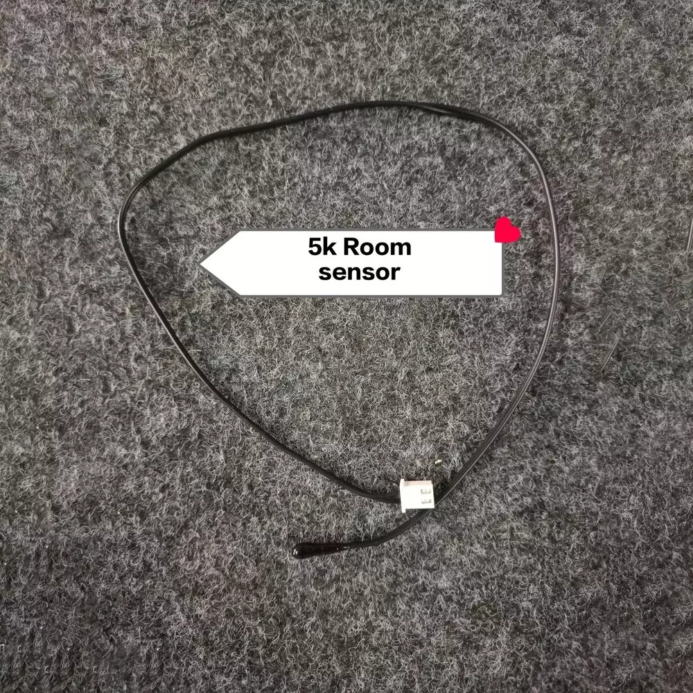 GENERIC 5K Room Sensor Black Polymer 2 Pin Plug for Industrial Use