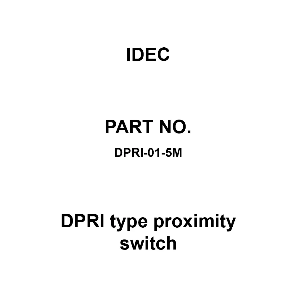 IDEC DPRI type proximity switch 5 m Cable Length 1A, DPRI-01-5M