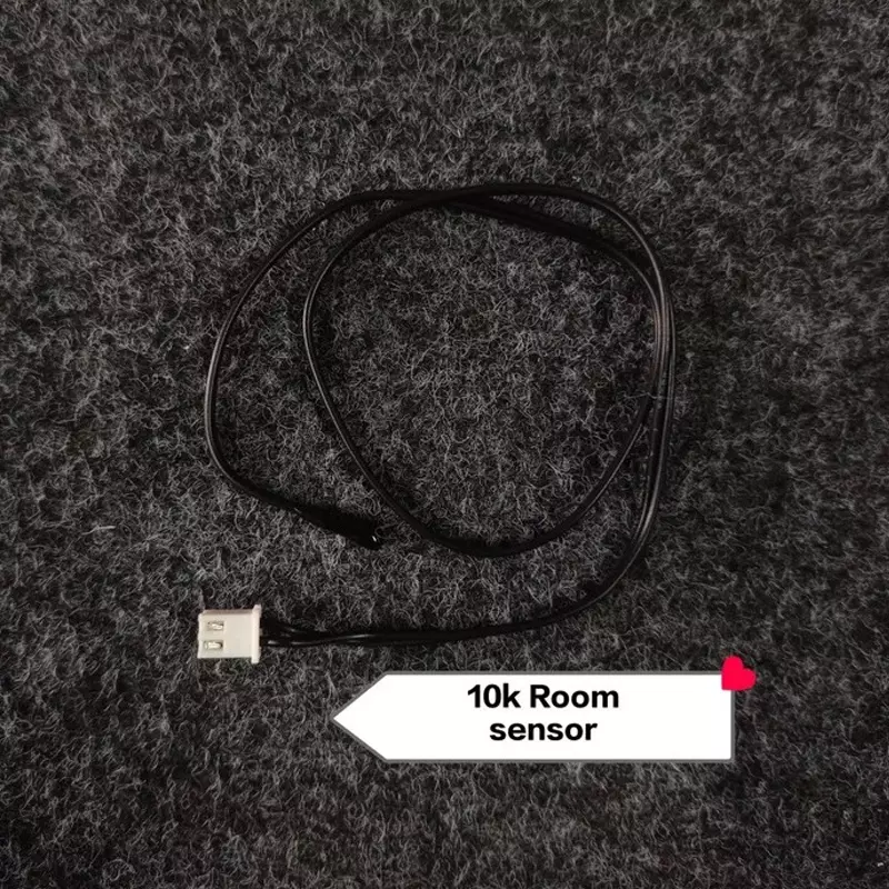GENERIC 10K Room Sensor Black Polymer 2 Pin Plug for Industrial Use