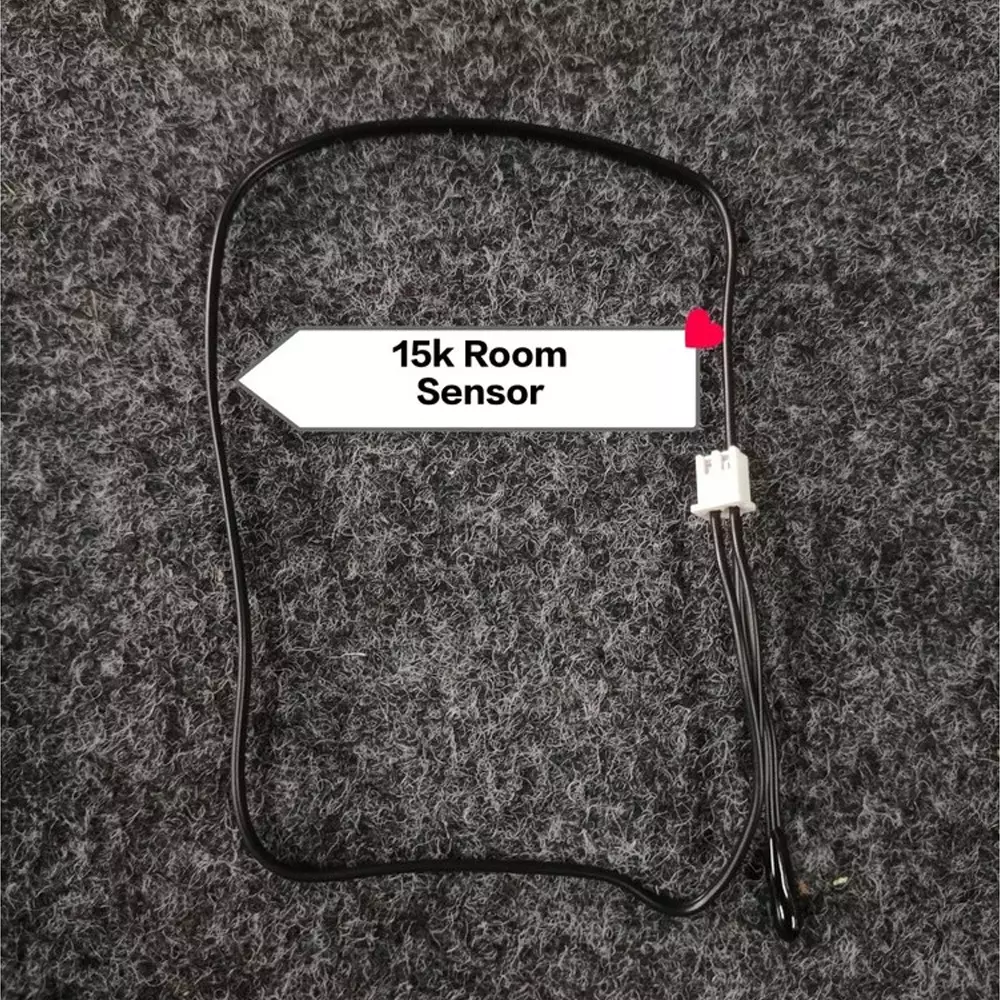 GENERIC 15K Room Sensor Black Polymer 2 Pin Plug for Industrial Use