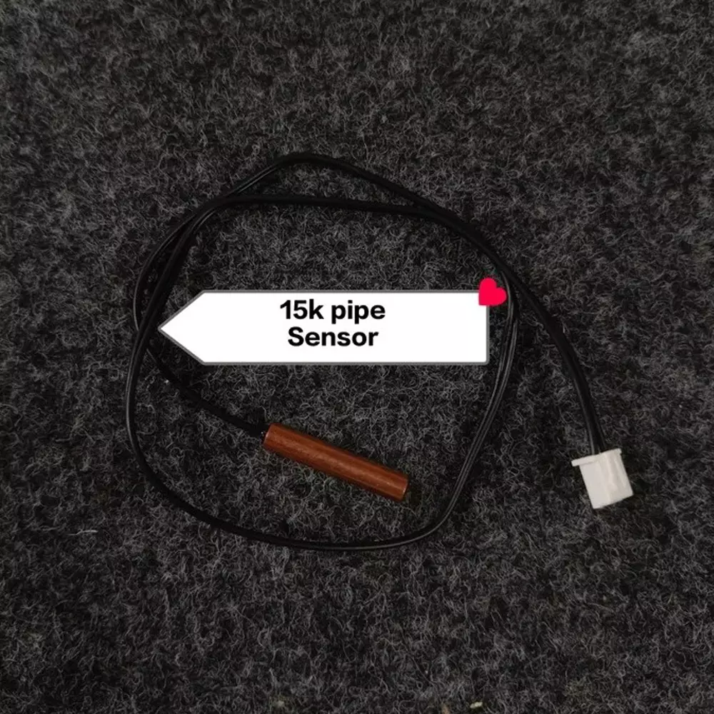 GENERIC 15K Pipe Sensor Black Copper 2 Pin Plug for Industrial Use