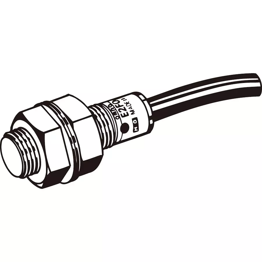 Omron Chemical Resistant Type Proximity Sensor, E2FQ-X2D1 2M