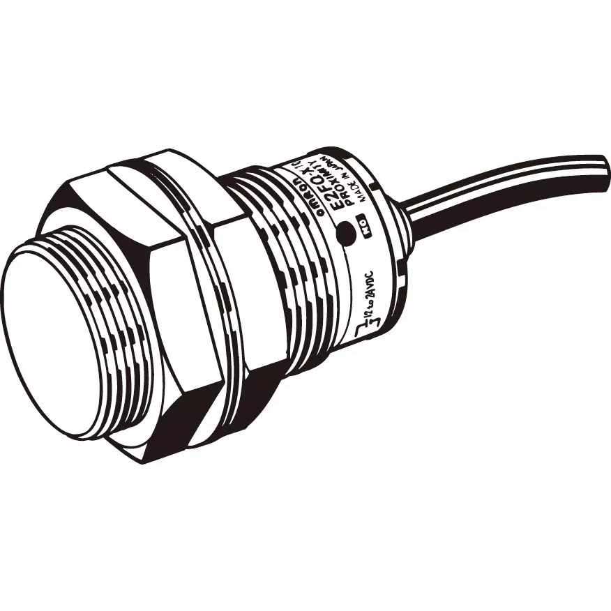 Omron Chemical Resistant Type Proximity Sensor, E2FQ-X10Y1-2M