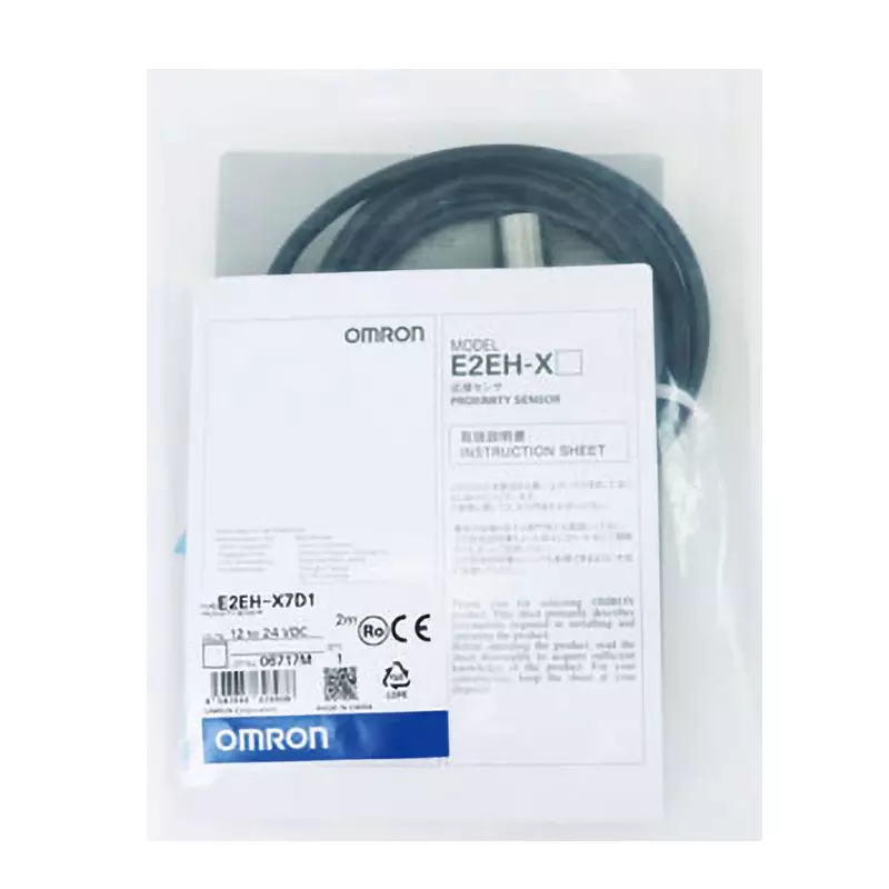 Omron Proximity Sensor E2EH for High Temperature & Cleaning Process, E2EH-X7D1 2M