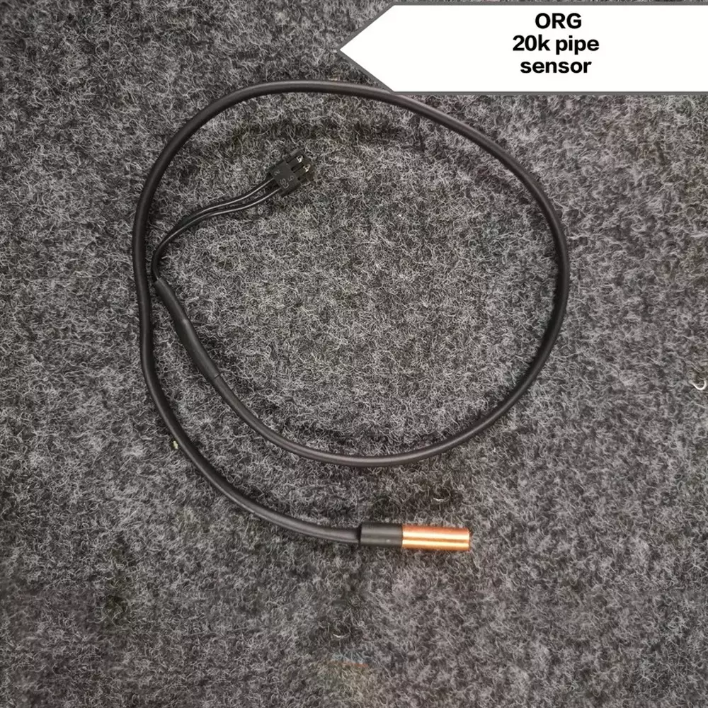 GENERIC ORG 20K Pipe Sensor (ORG) Black Copper 2 Pin Plug for Industrial Use