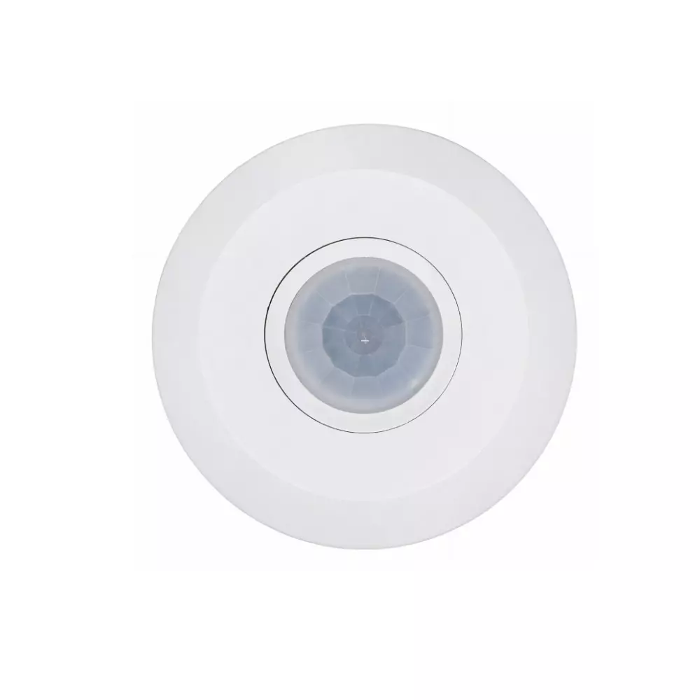ETI Ceiling Pir Motion Sensor -10°C to +50°C Range Round ABS 6-8 m Detecting Range Ceiling Mounted White 220-240 V AC for Home, Office, Corridor, Washroom