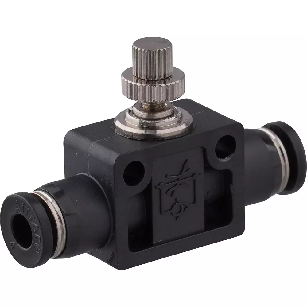 MonotaRO Speed Controller Union Straight Type for 4 mm Tube Outer Diameter, PSA4